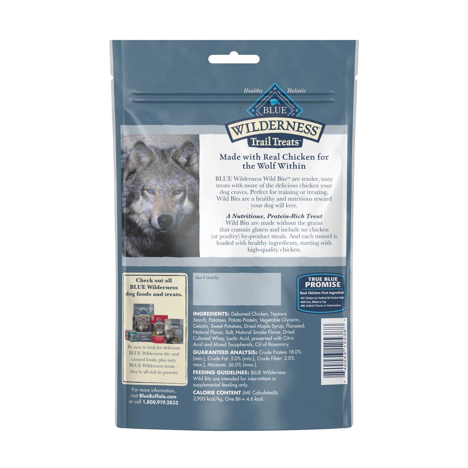 Blue Buffalo Wilderness Trail Treats Wild Bits Dog Treats
