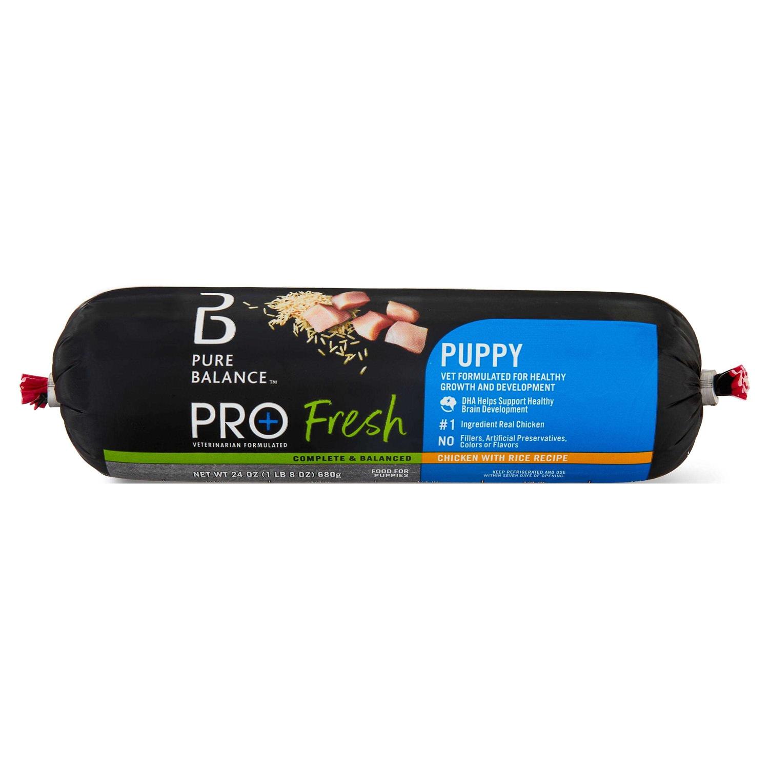 Pure Balance Pro+ Fresh Puppy Food Chicken with Rice Recipe
