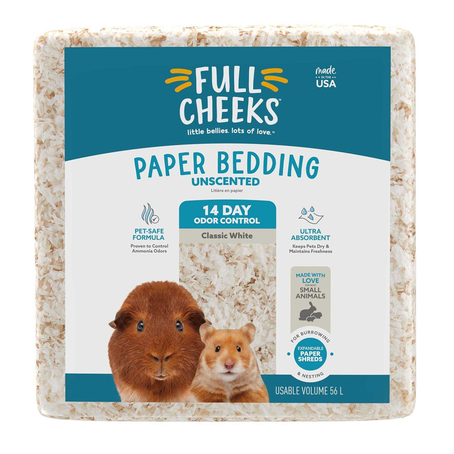 Full Cheeks Odor Control Small Pet Paper Bedding