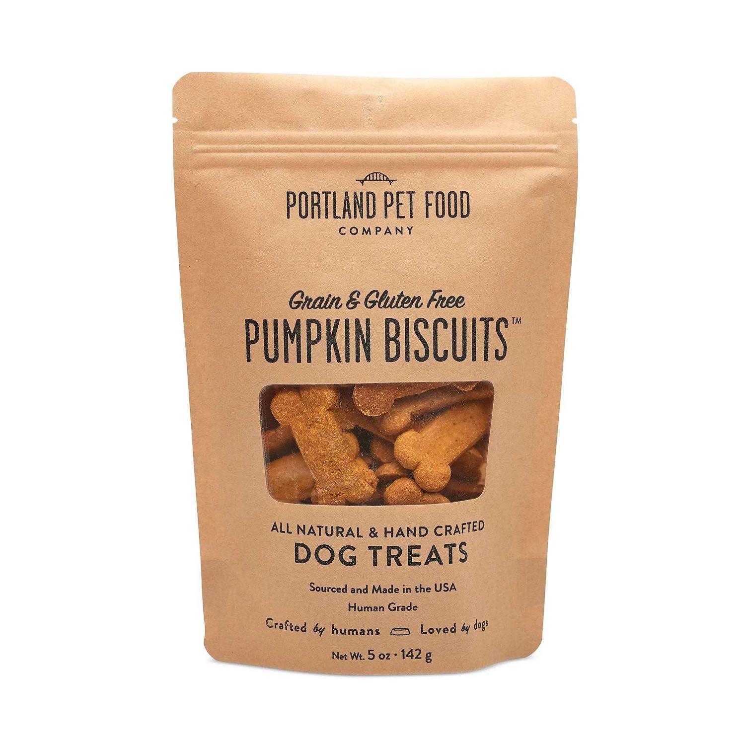 Portland Pet Food Pumpkin Biscuits Dog Treats