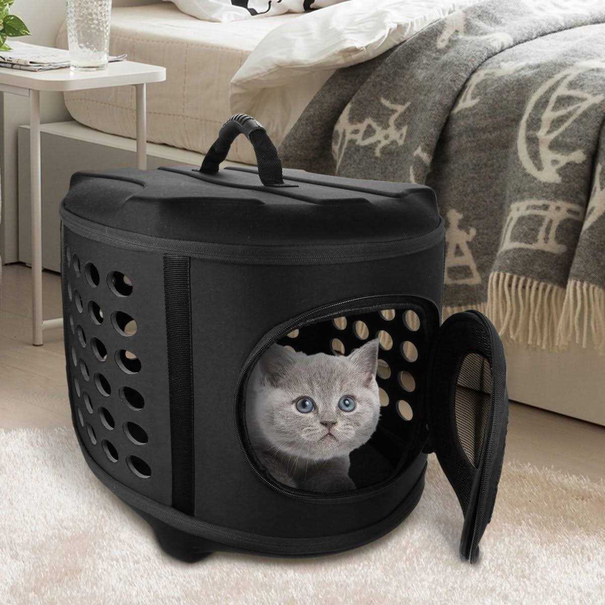 FRiEQ 23-Inch Large Hard Cover Pet Carrier