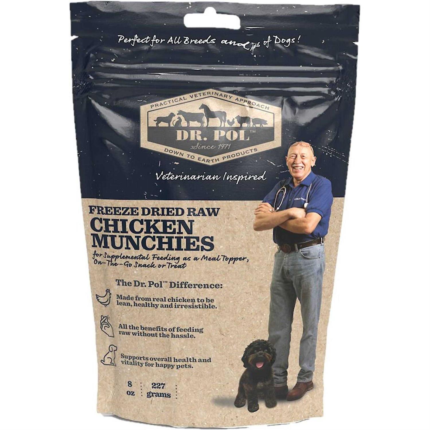 Dr. Pol Chicken Munchies Grain-Free Freeze-Dried Raw Dog Treats