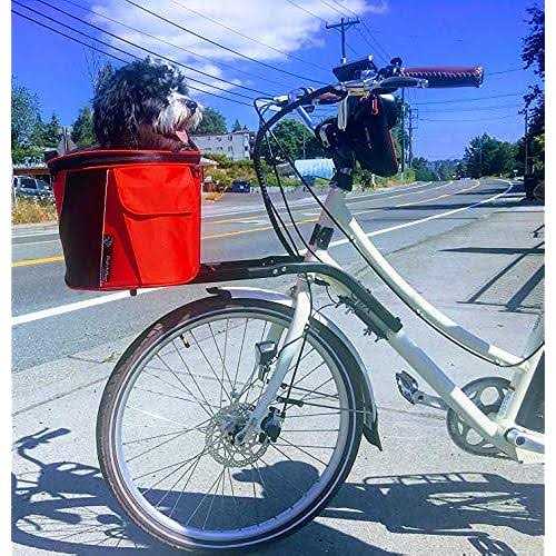 DoggyRide Cocoon pet bicycle basket plus rack
