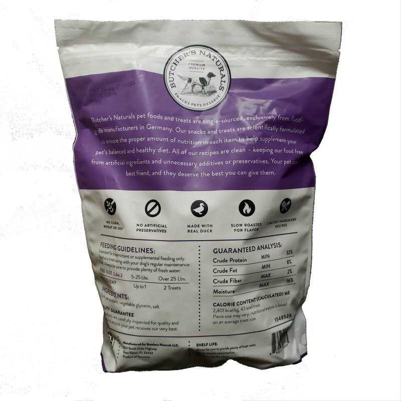 Butcher’s Naturals Duck Jerky Dog Treats