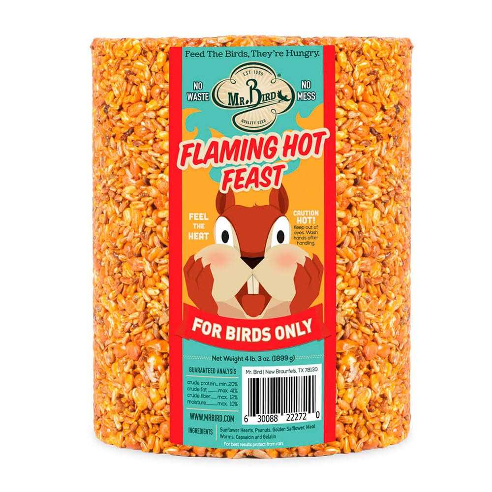 Mr. Bird Flaming Hot Feast Seed Cylinder