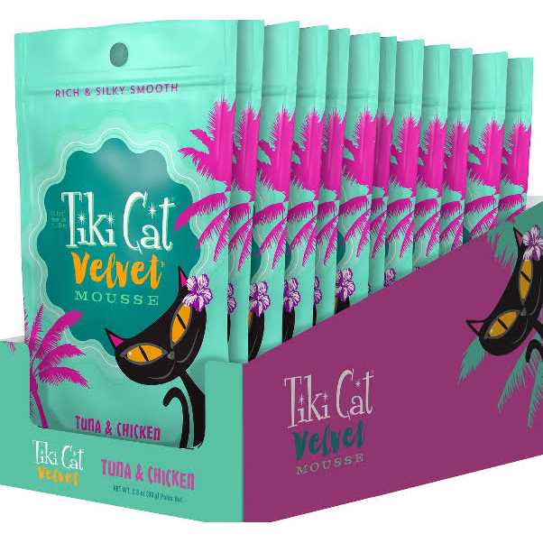 Tiki Cat Velvet Mousse Tuna Wet Cat Food