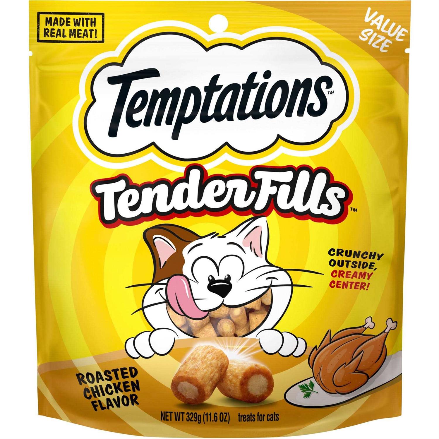 Temptations Tender Fills Flavor Adult Cat Treats