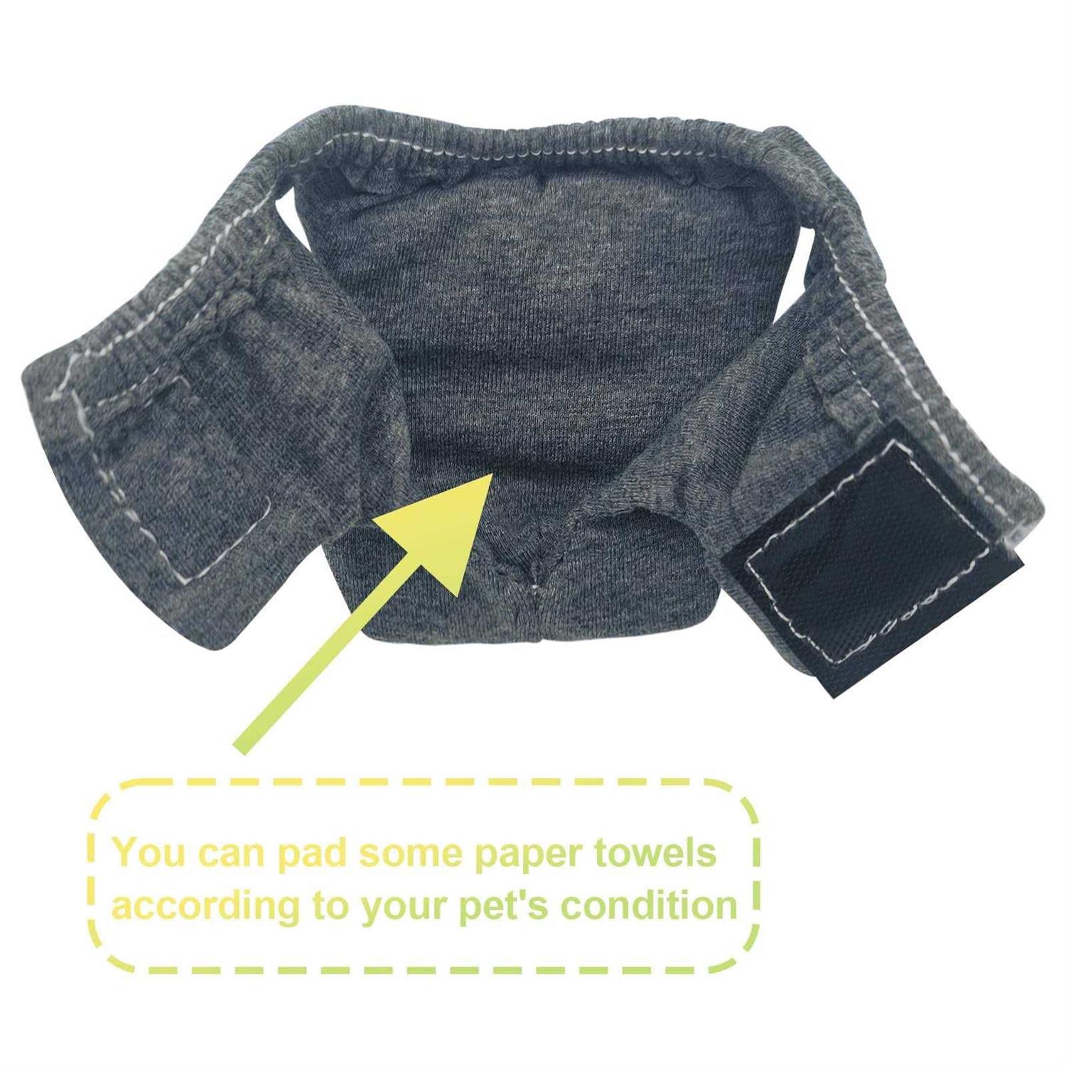 2PCS Small Pet Diapers,Guinea Pig Diapers,Reusable Squirrel Diapers,Washable,with Velcro,Specially Designed for Use on Pet Squirrels Small Medium