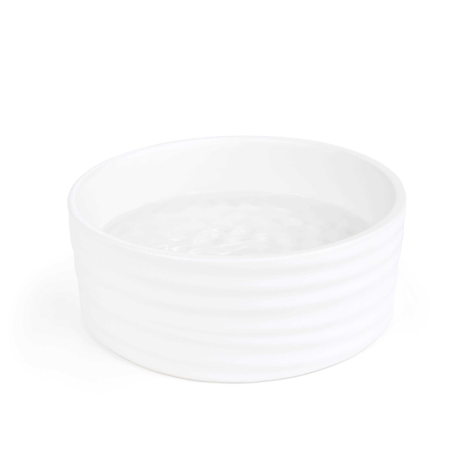 EveryYay Ceramic Wave Dog Bowl