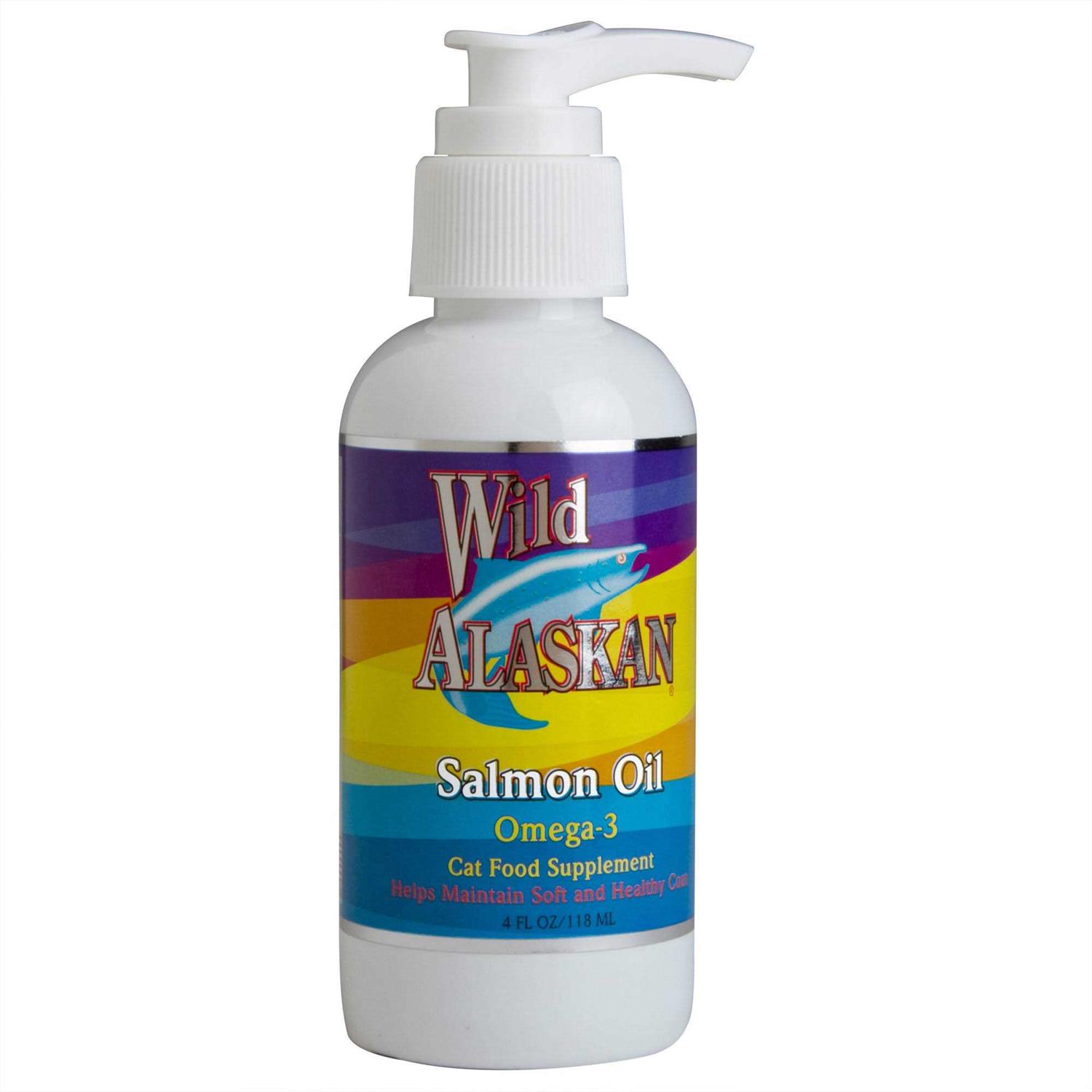 Wild Alaskan Salmon Oil Based Omega 3 Cat Food Supplement