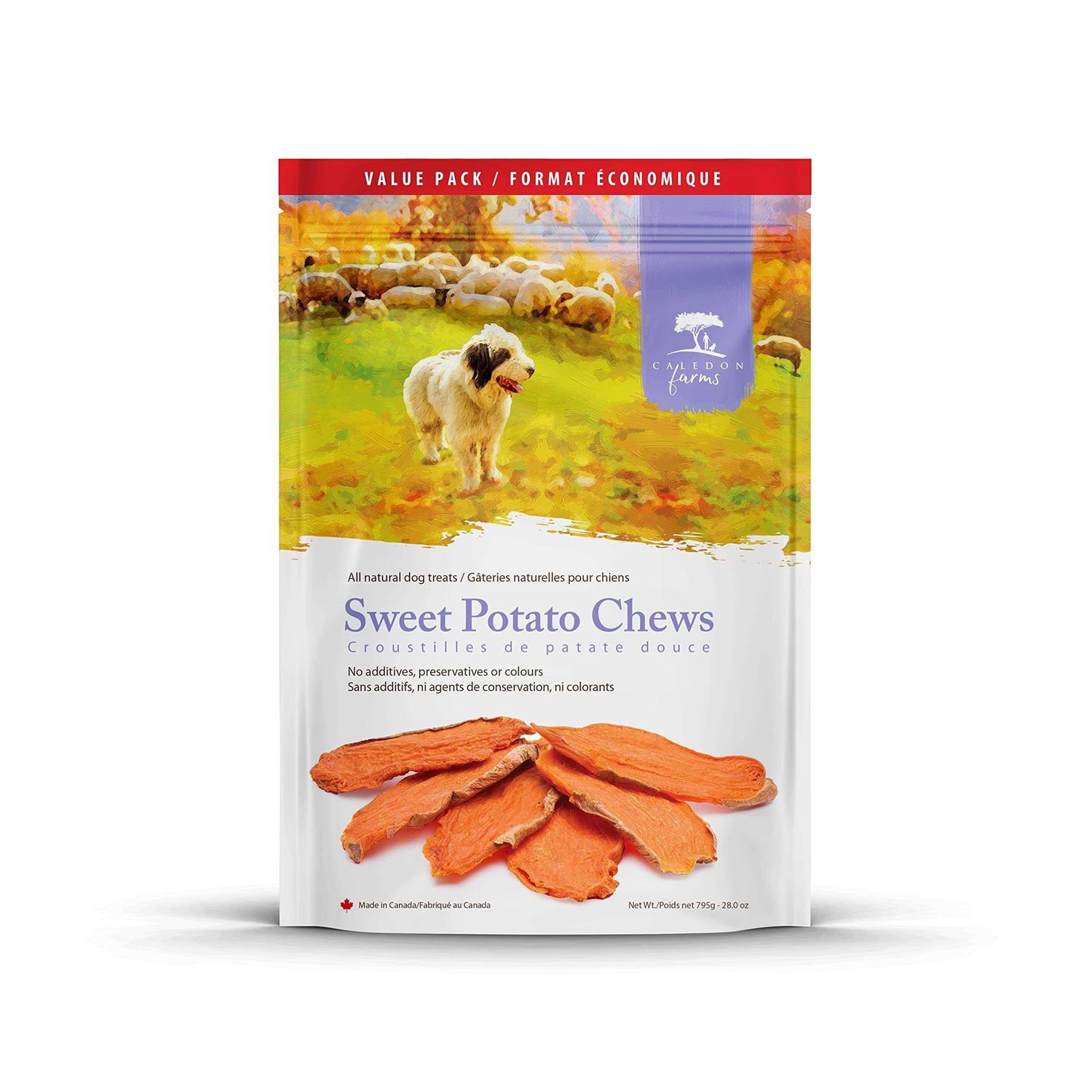 Caledon Farms Dog Treats Sweet Potato Chews