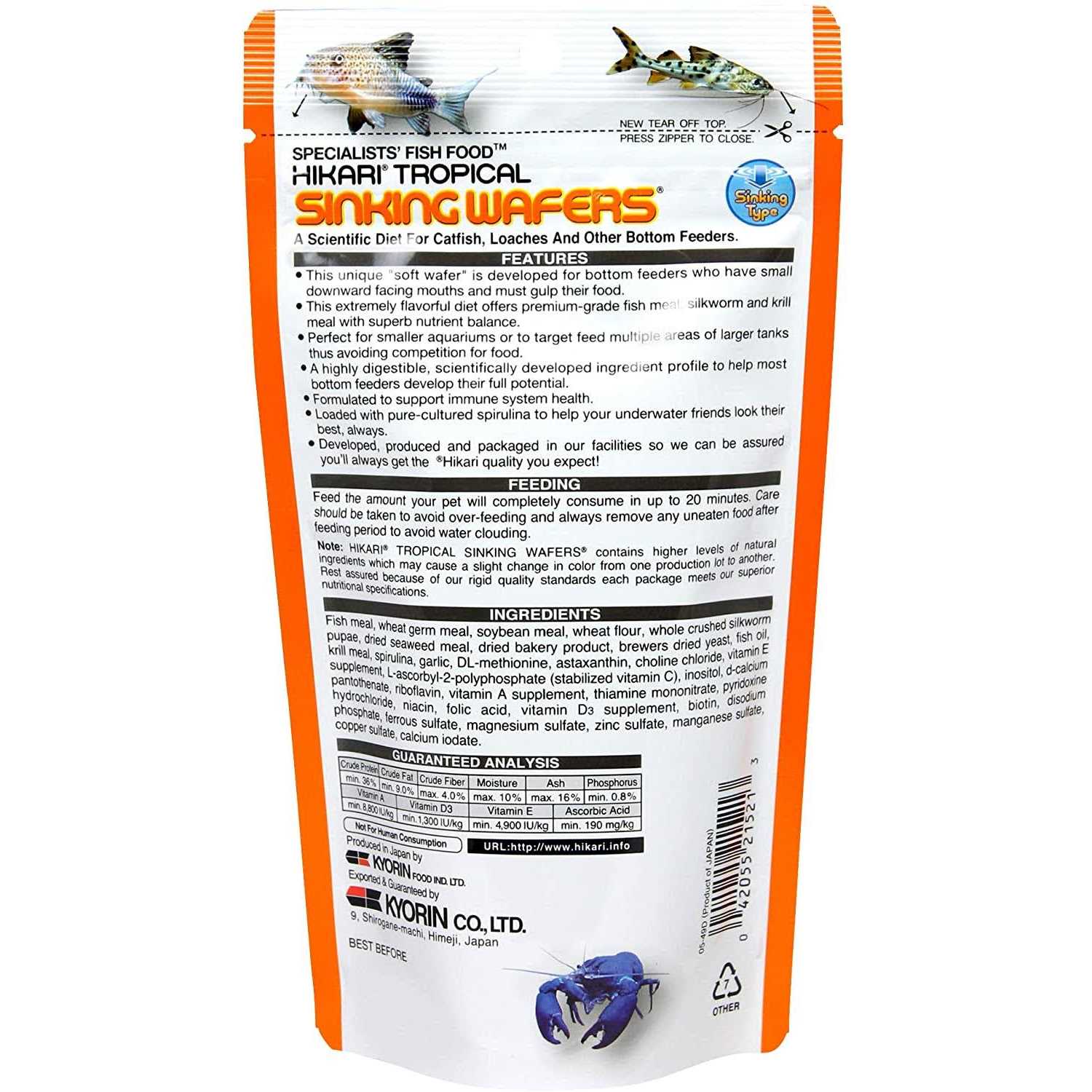 Hikari Sinking Wafers