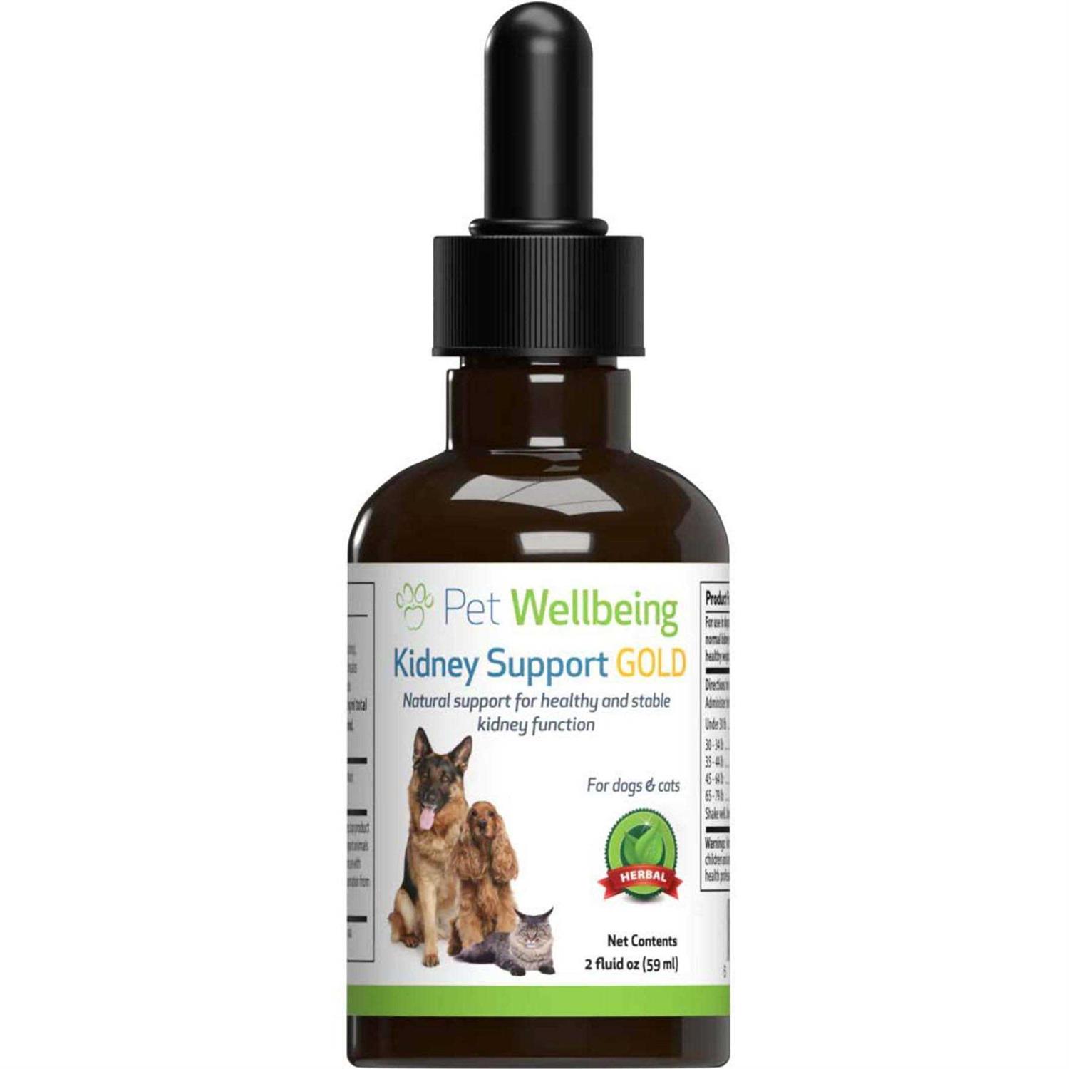 Pet Wellbeing Kidney Support Gold for Dogs