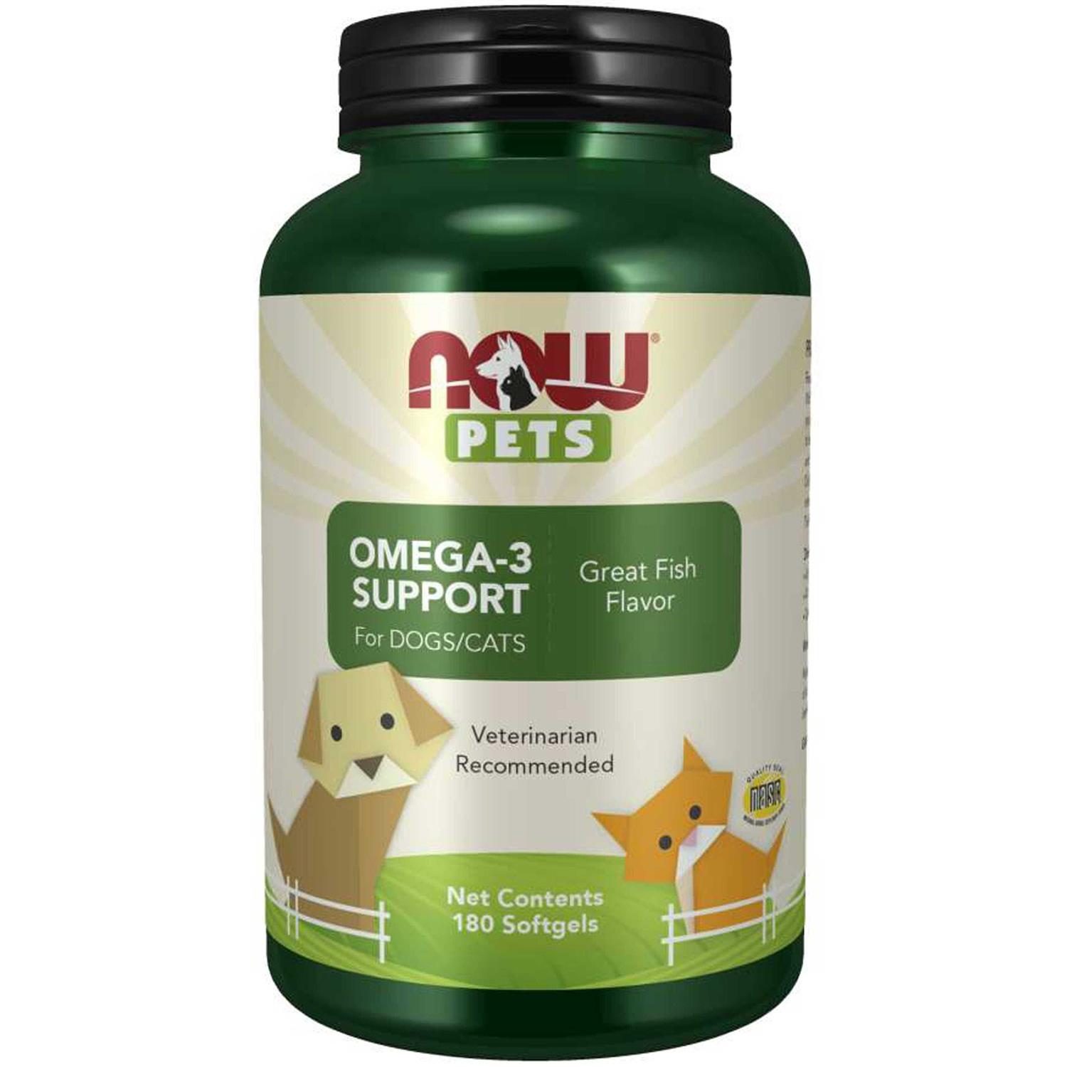 NOW Pets Omega-3 Support for Dogs/Cats