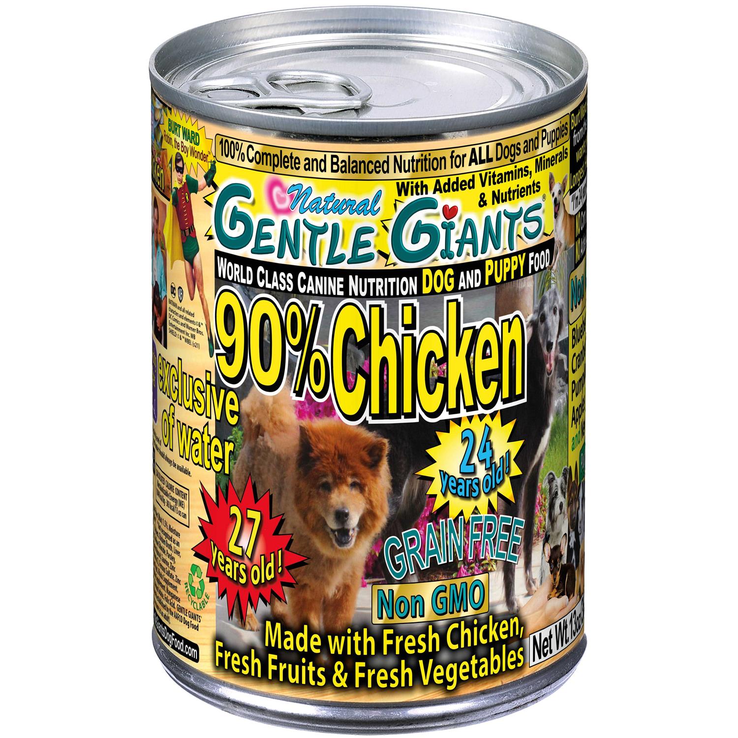 Gentle Giants Grain Free Wet Dog Food Chicken