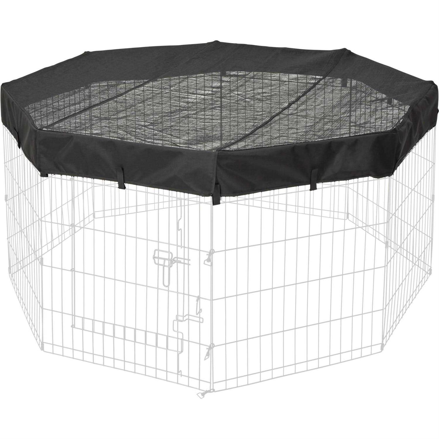 MidWest Homes for Pets Octagon Exercise Pen Fabric Mesh Top