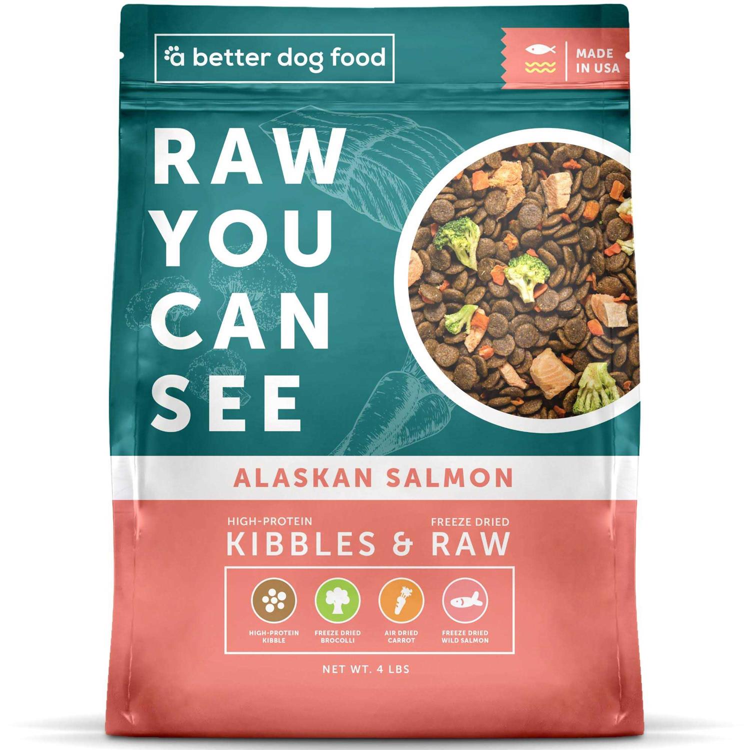 A Better Dog Food Salmon Raw You Can See