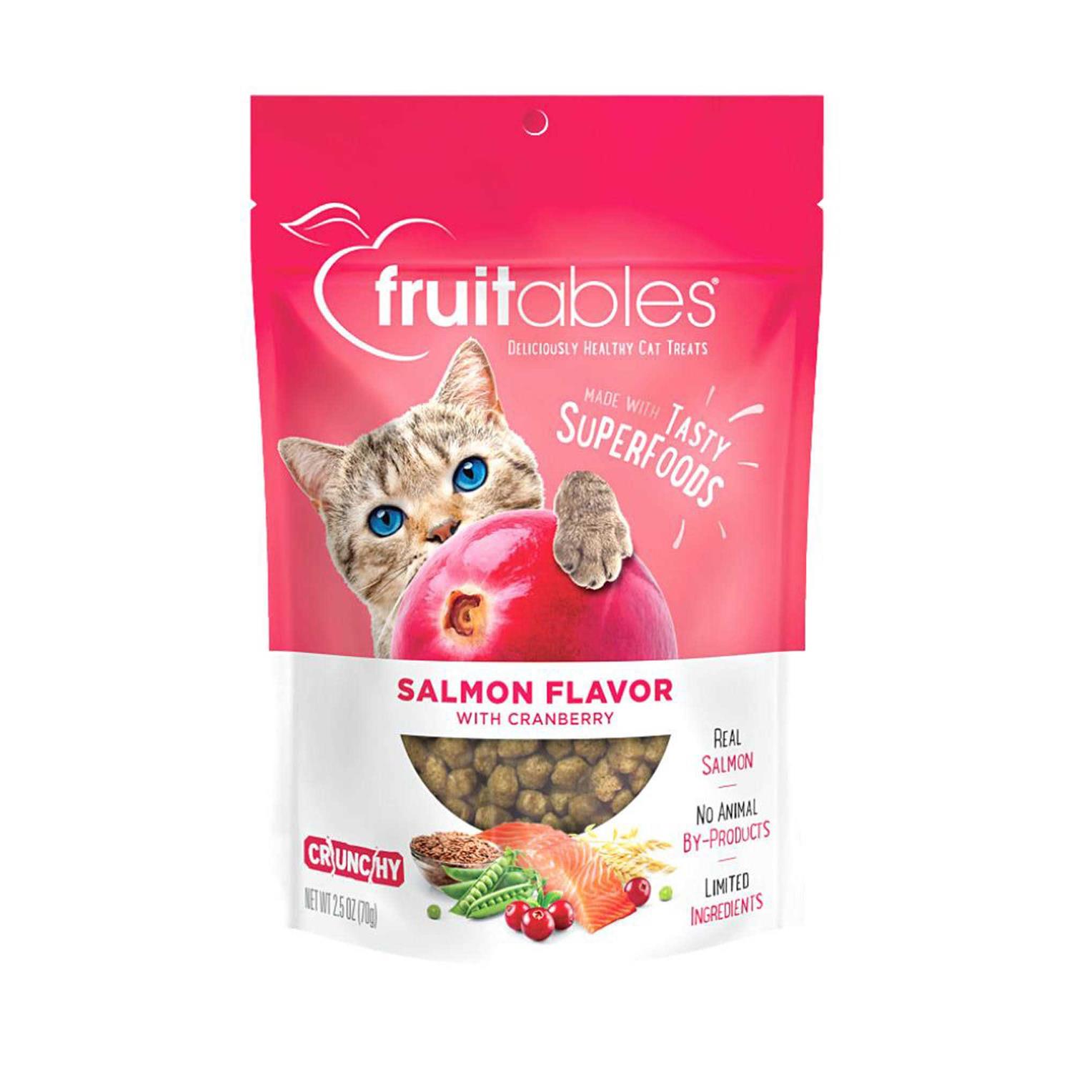 Fruitables Salmon with Cranberry Crunchy Cat Treats