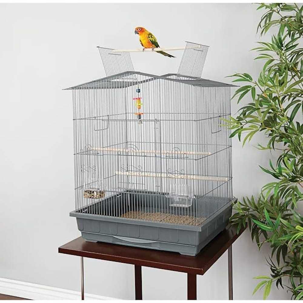 You & Me Gable Playtop Parrot Habitat 24.75 L X 20.75 W X 32 H
