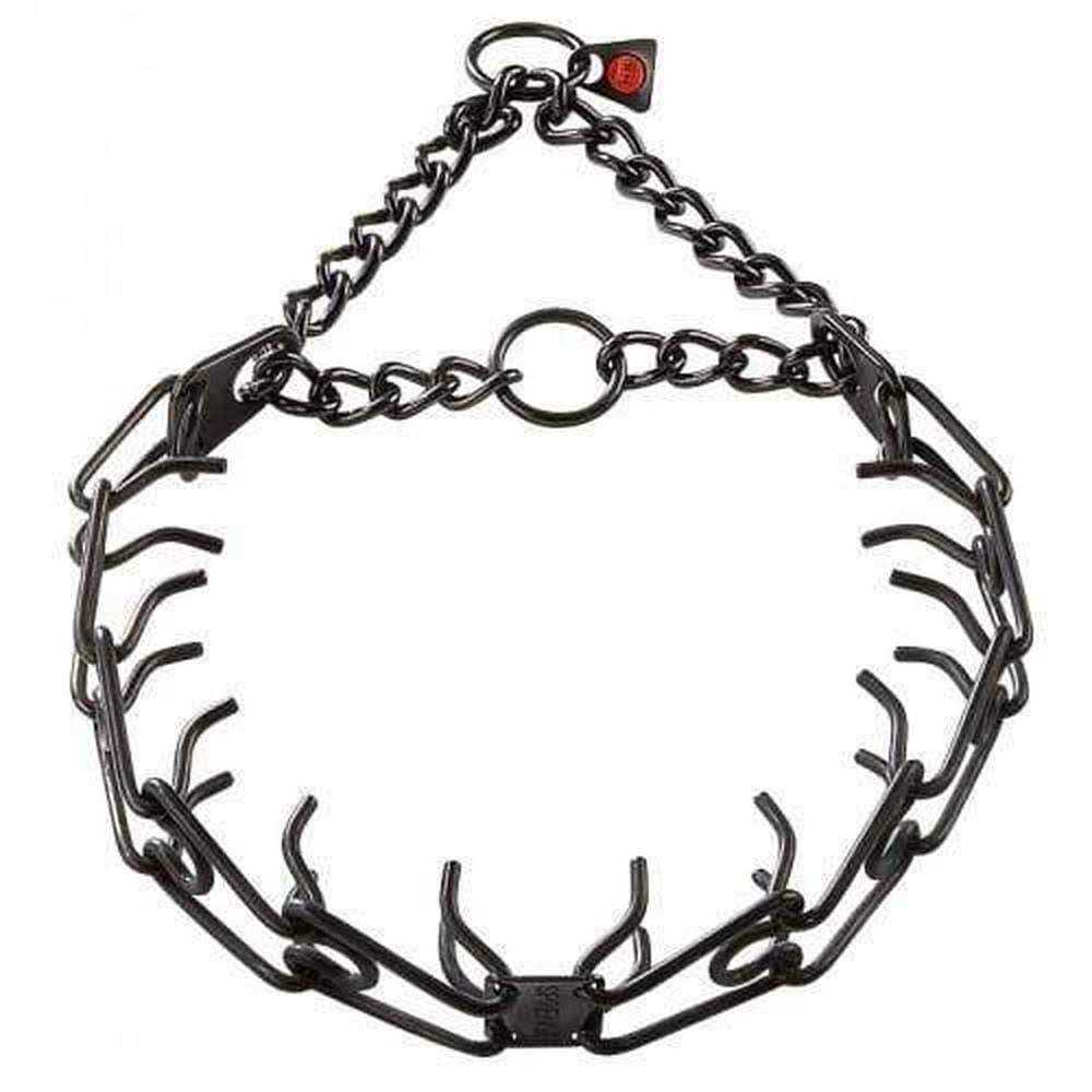 Herm Sprenger Black Stainless Prong Collar with O Ring