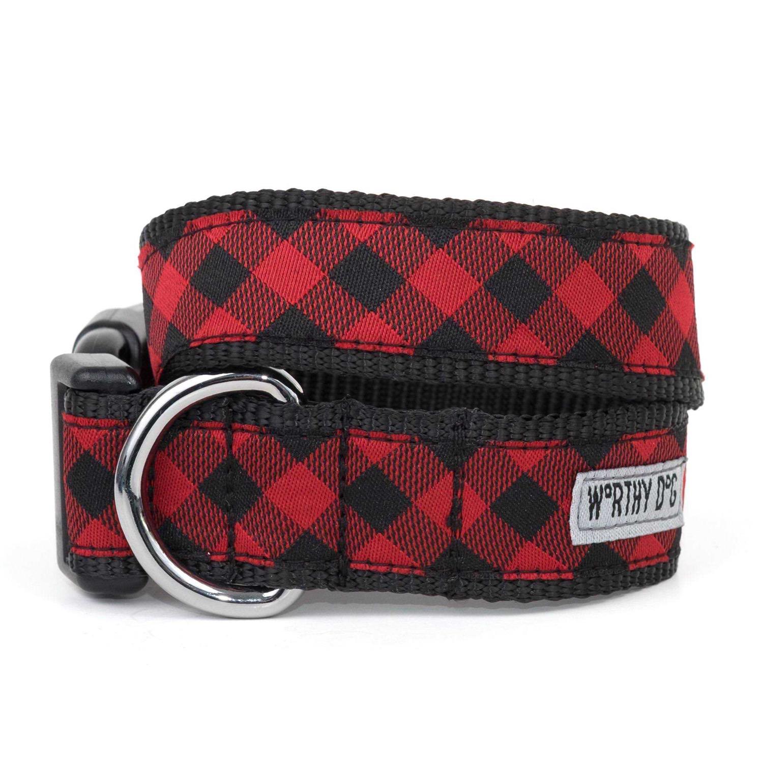 Bias Plaid Dog Collar