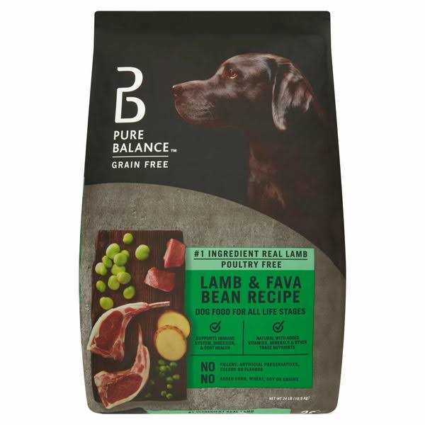 Pure Balance Grain Free Lamb & Fava Bean Recipe Dog Food