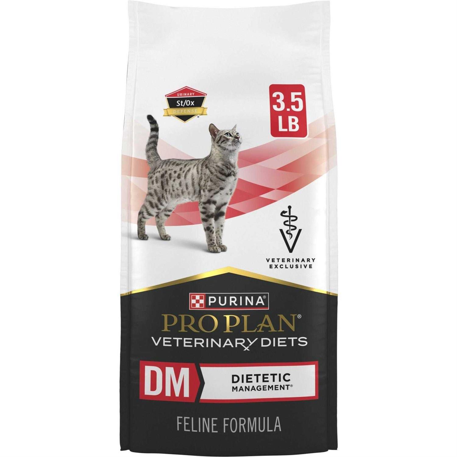 Purina Pro Plan Veterinary Diets DM Dietetic Management Feline Formula Dry Cat Food