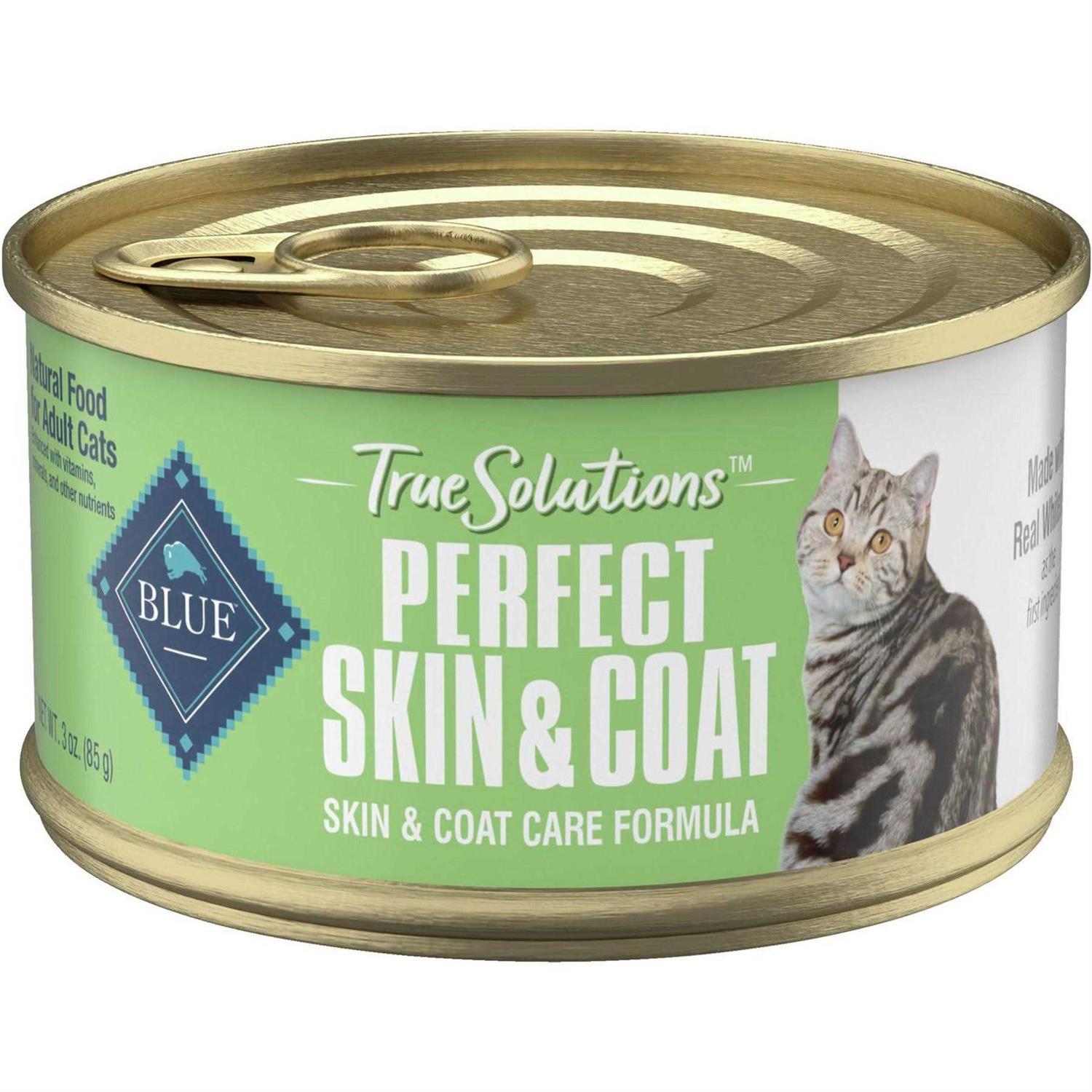 Blue Buffalo True Solutions Perfect Coat Natural Skin & Coat Care Adult Wet Cat Food