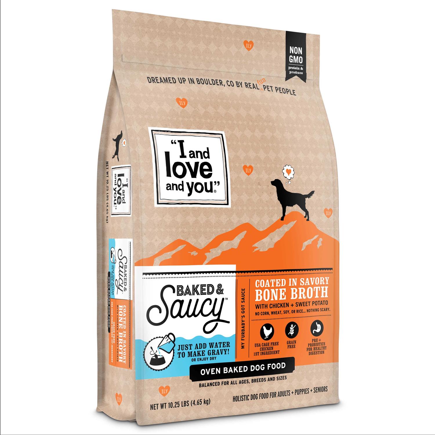 I and Love and You Dog Food Baked Saucy