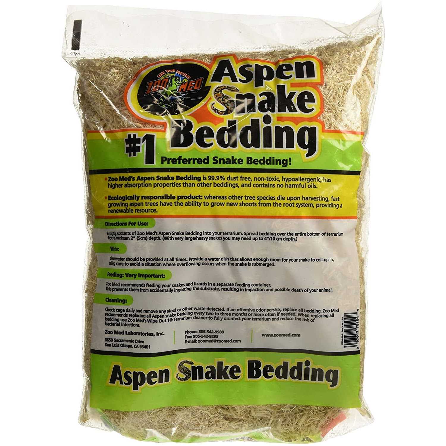 Zoo Med Aspen Snake Bedding