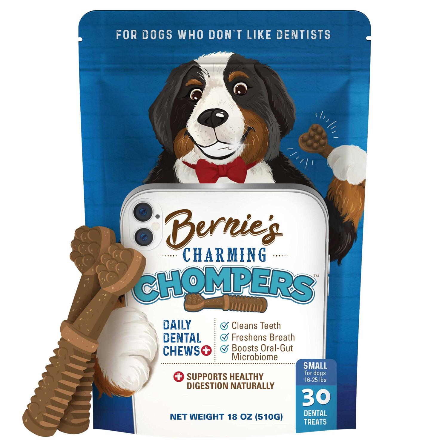 Bernie’s Charming Chompers Daily Dental Chews Dogs