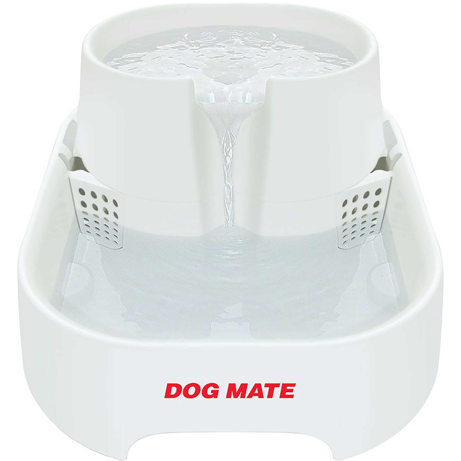 Dog Mate Large Fresh Water Plastic Dog & Cat Fountain, 192-oz