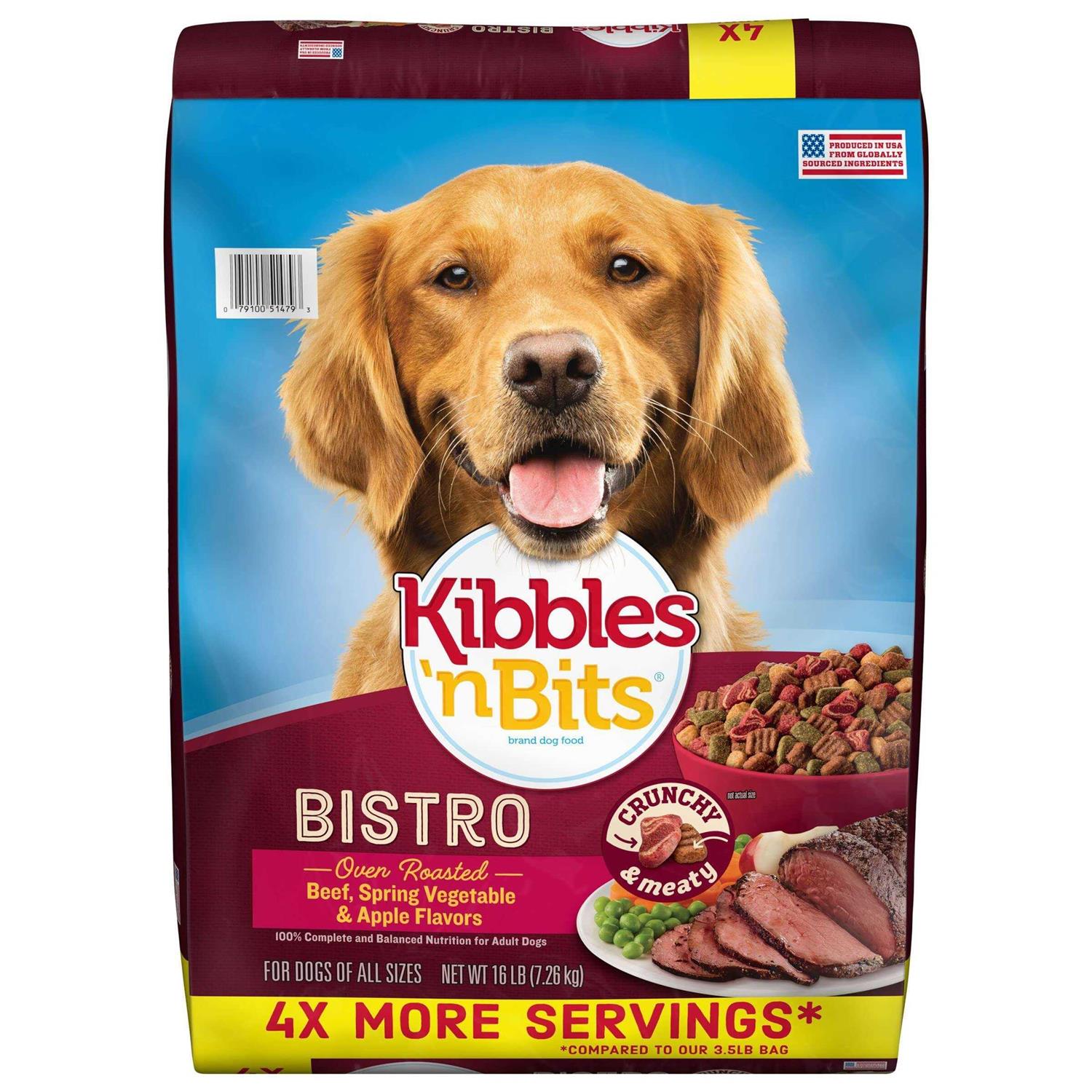 Kibbles n Bits Bistro Beef Dog Food