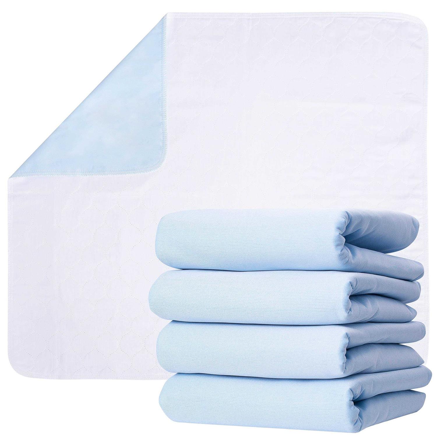 Green Lifestyle Washable Underpads Large Bed Pads for use as Incontinence Bed Pads