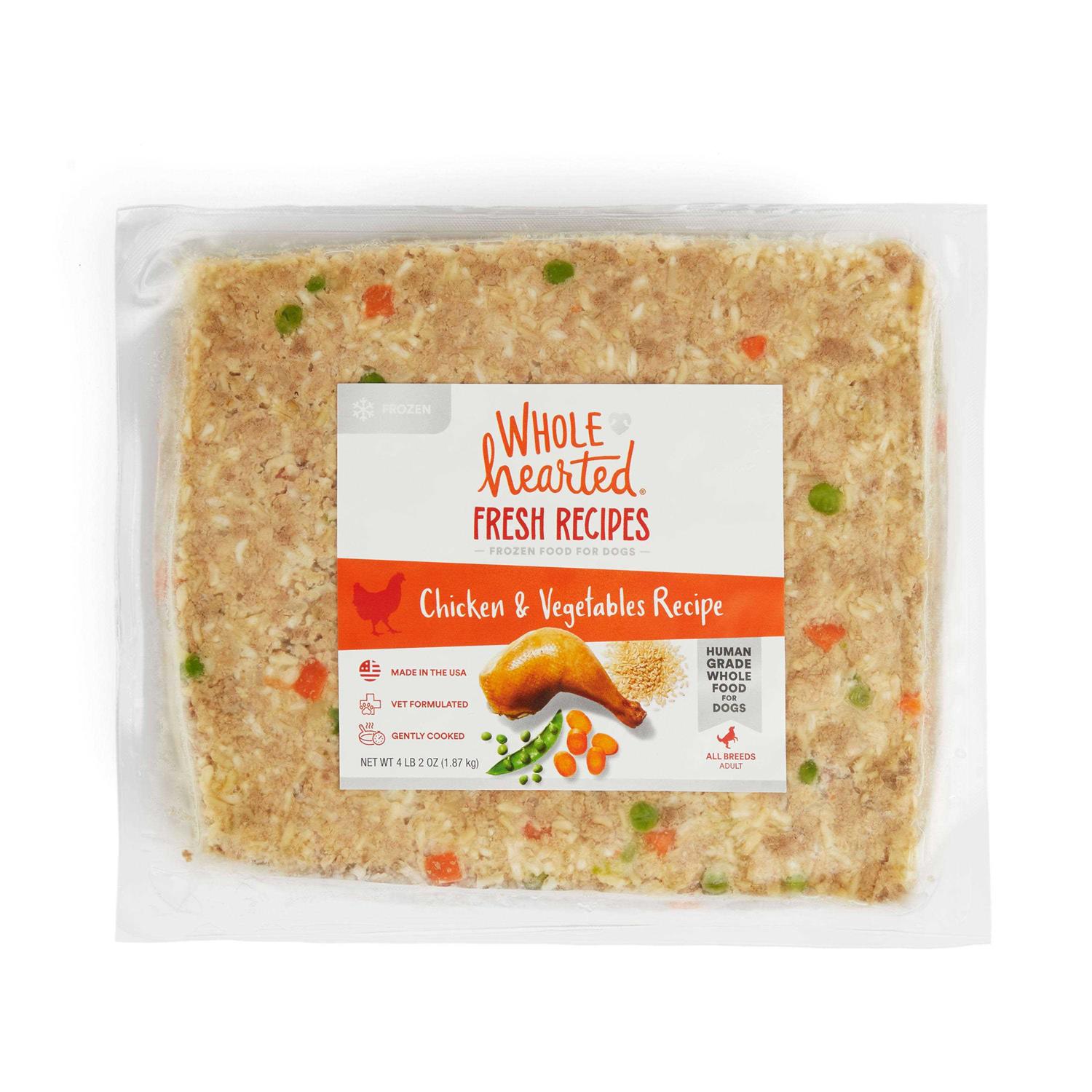 WholeHearted Fresh Frozen Chicken Recipe Dog Food