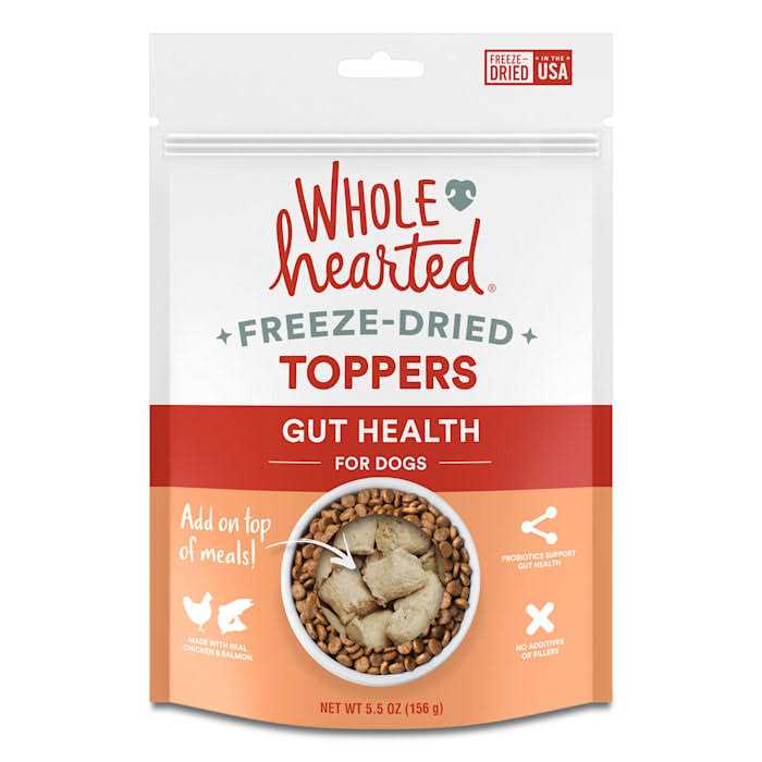 WholeHearted Freeze-Dried Health Dog Food Toppers