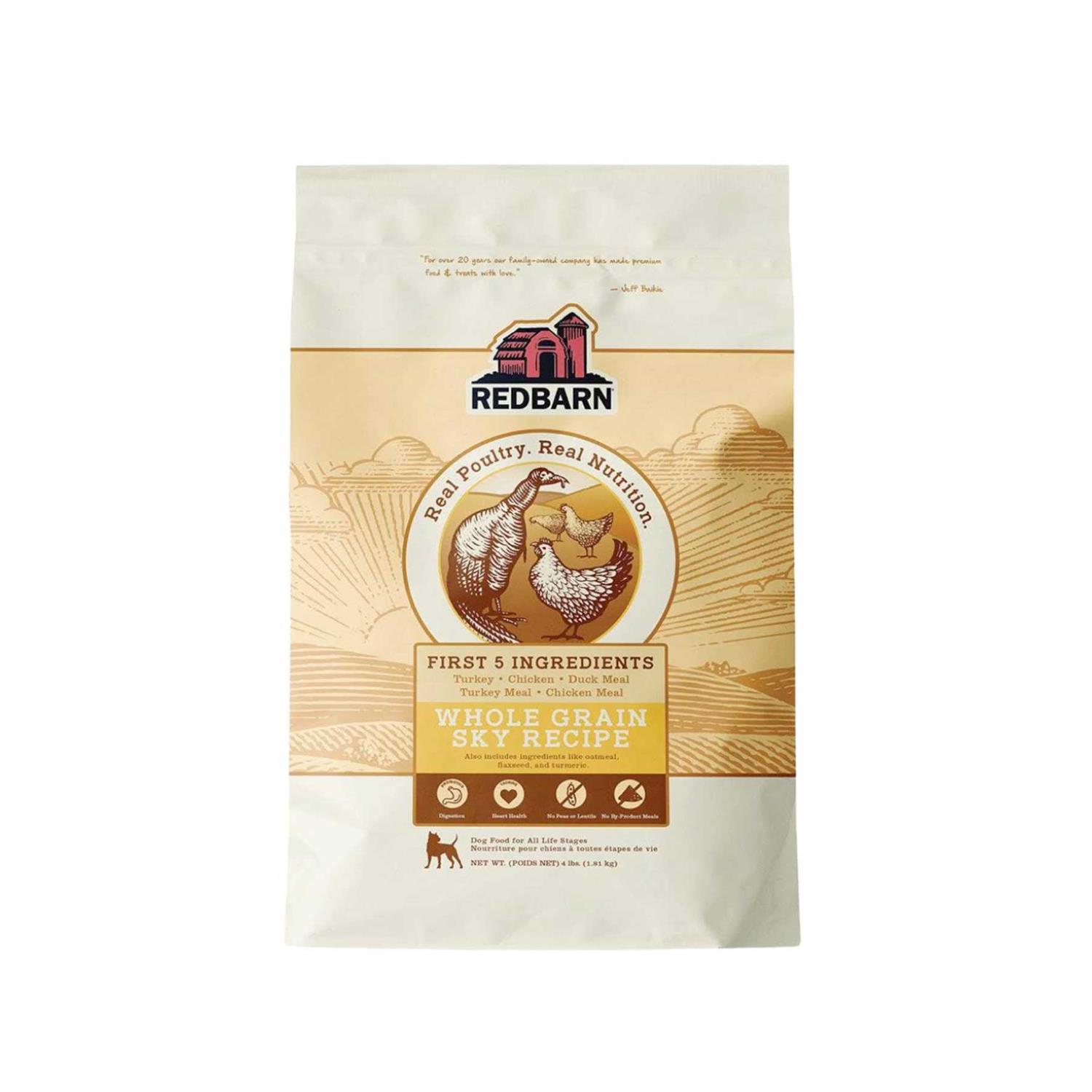 Redbarn Dog Food Whole Grain Sky Recipe