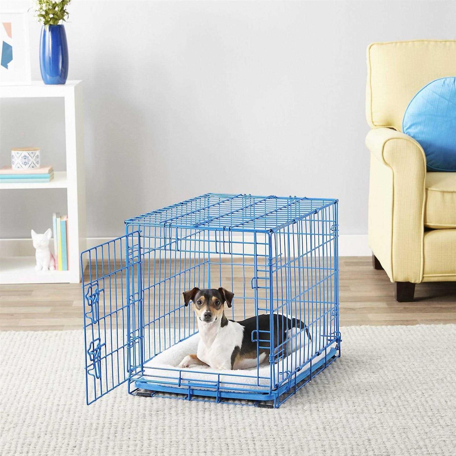 Frisco Fold & Carry Single Door Collapsible Wire Dog Crate