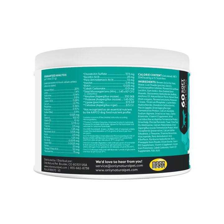 Only Natural Pet Ultimate Daily Vitamin Bites Dog 60 Chews