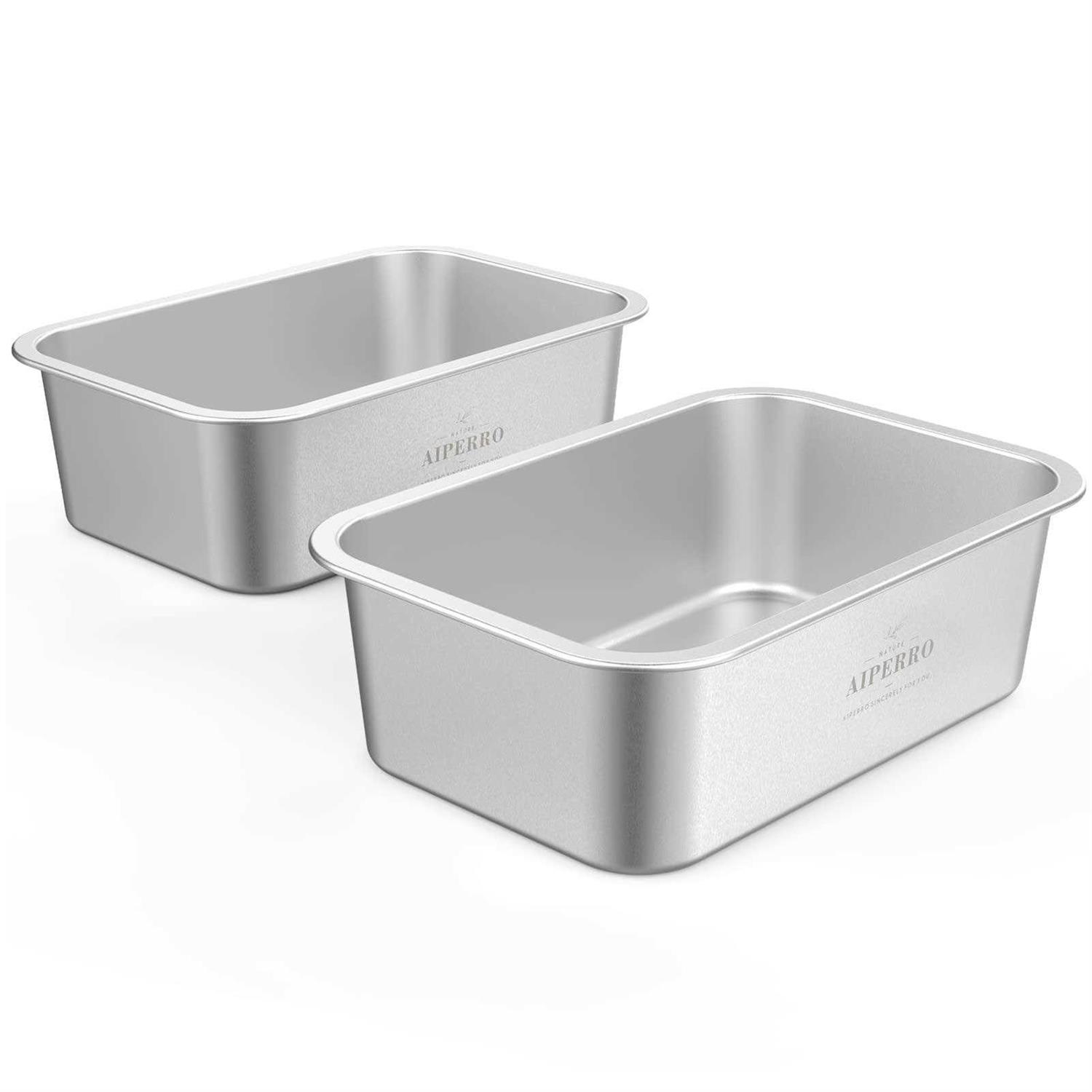 AIPERRO Stainless Steel Dog Bowls for Large Dogs