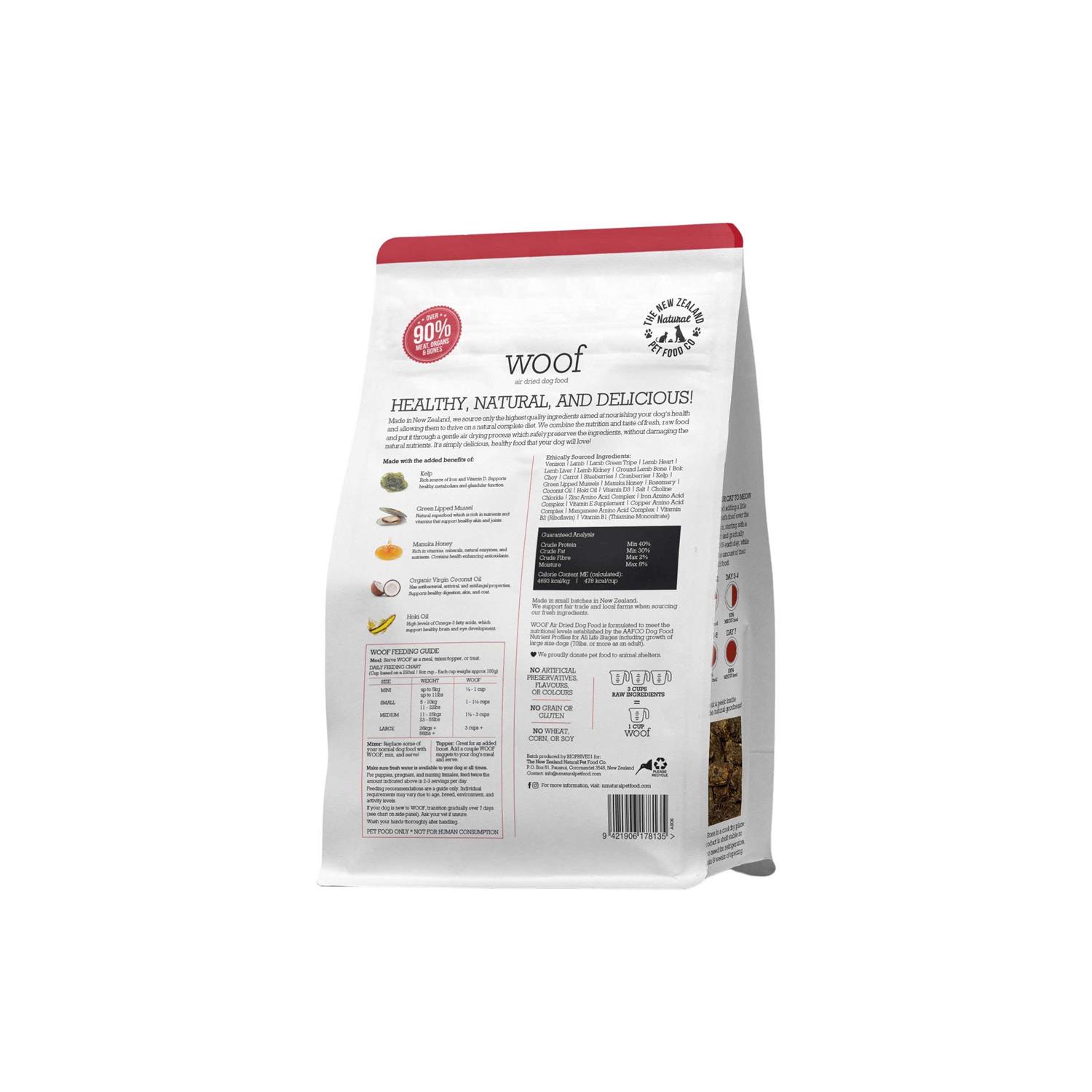 Woof Venison Air Dried Food