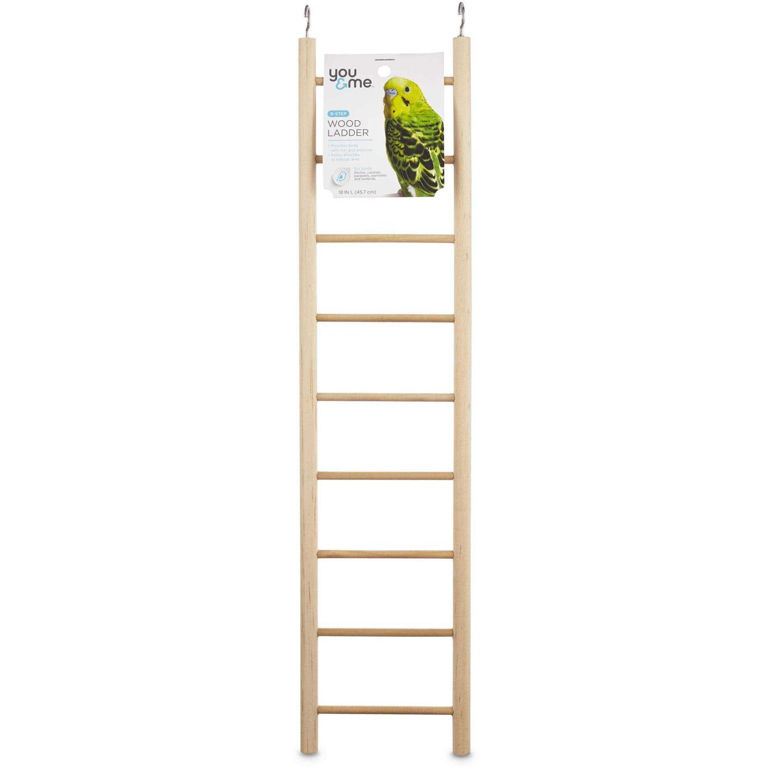 You & Me Bird 9-Step Wood Bird Ladder