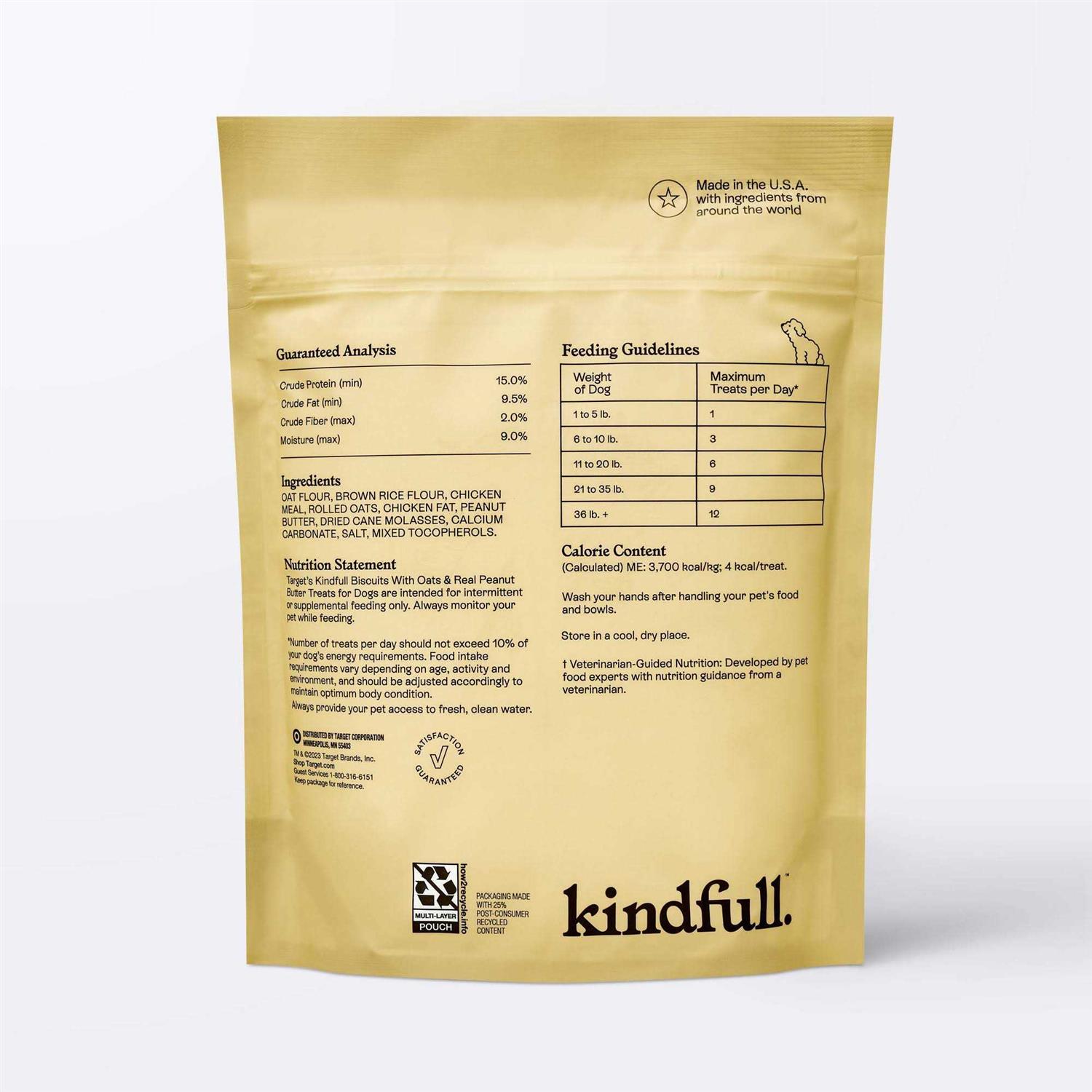 Kindfull Biscuit with Oats and Real Dog Treats