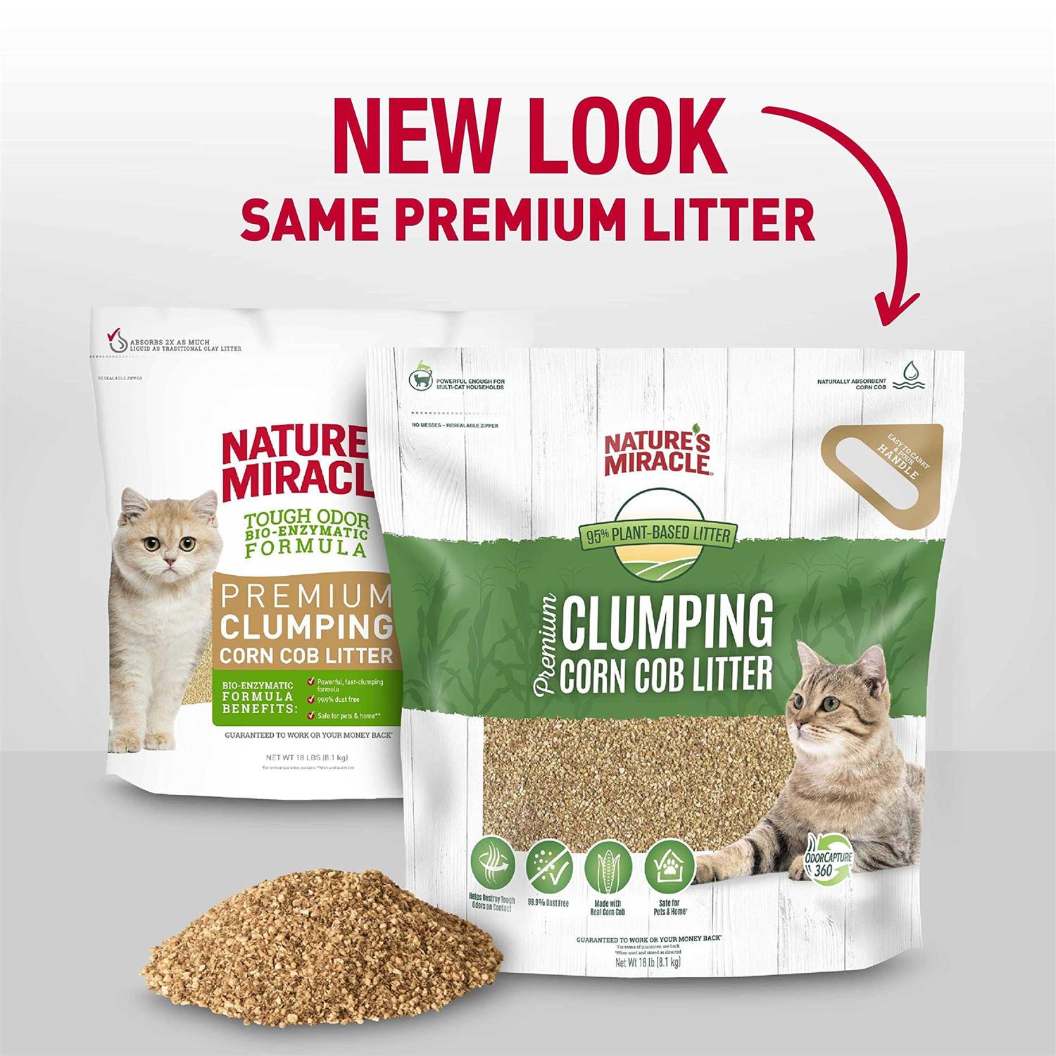 Nature’s Miracle Premium Clumping Corn Cob Litter