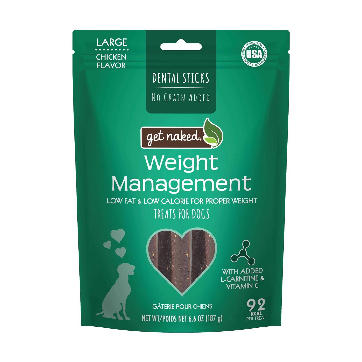 Get Naked Grain Free Weight Management Dental Chew Sticks