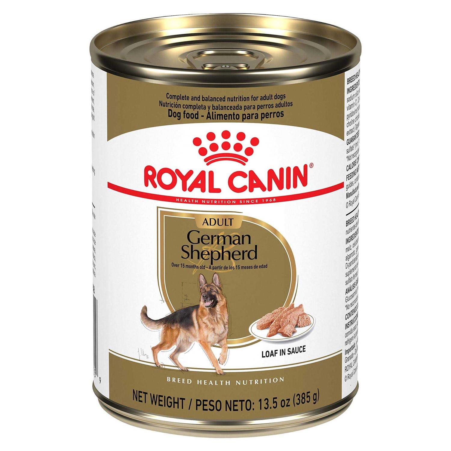 Royal Canin Breed Health Nutrition German Shepherd Adult Loaf in Sauce Canned Dog Food