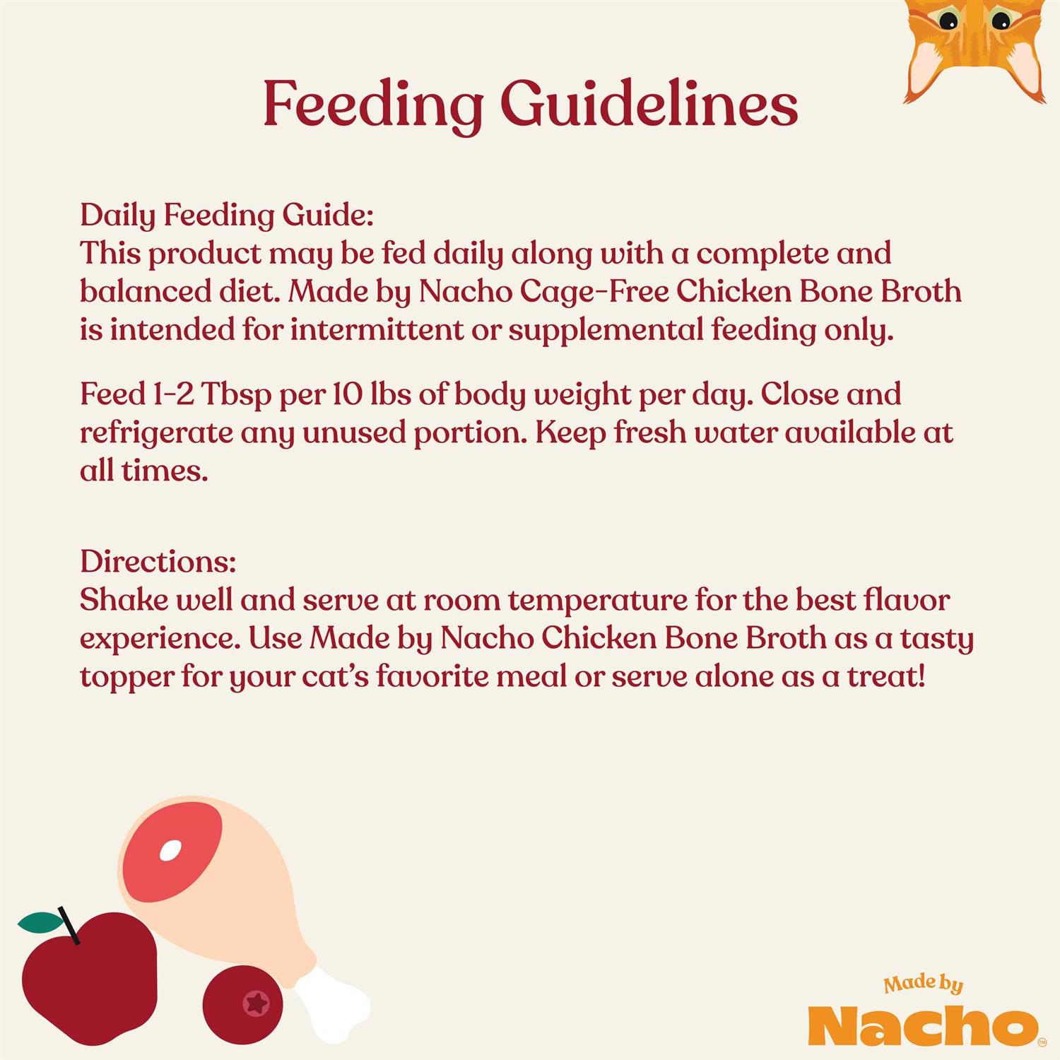 Cage-Free Chicken Bone Broth Topper by Made by Nacho