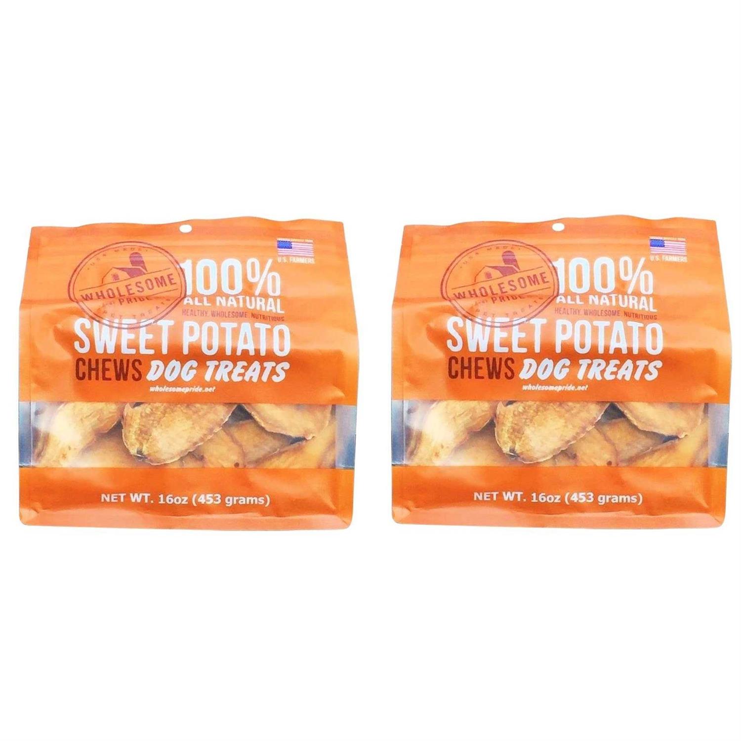 Wholesome Pride Sweet Potato Chews Dog Treats
