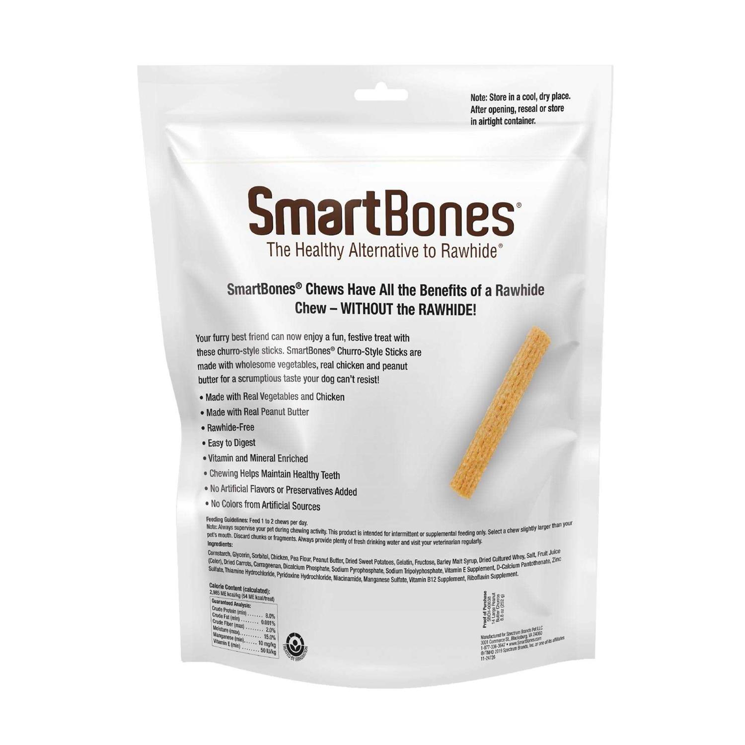 SmartBones Churro Style Sticks 14 Count