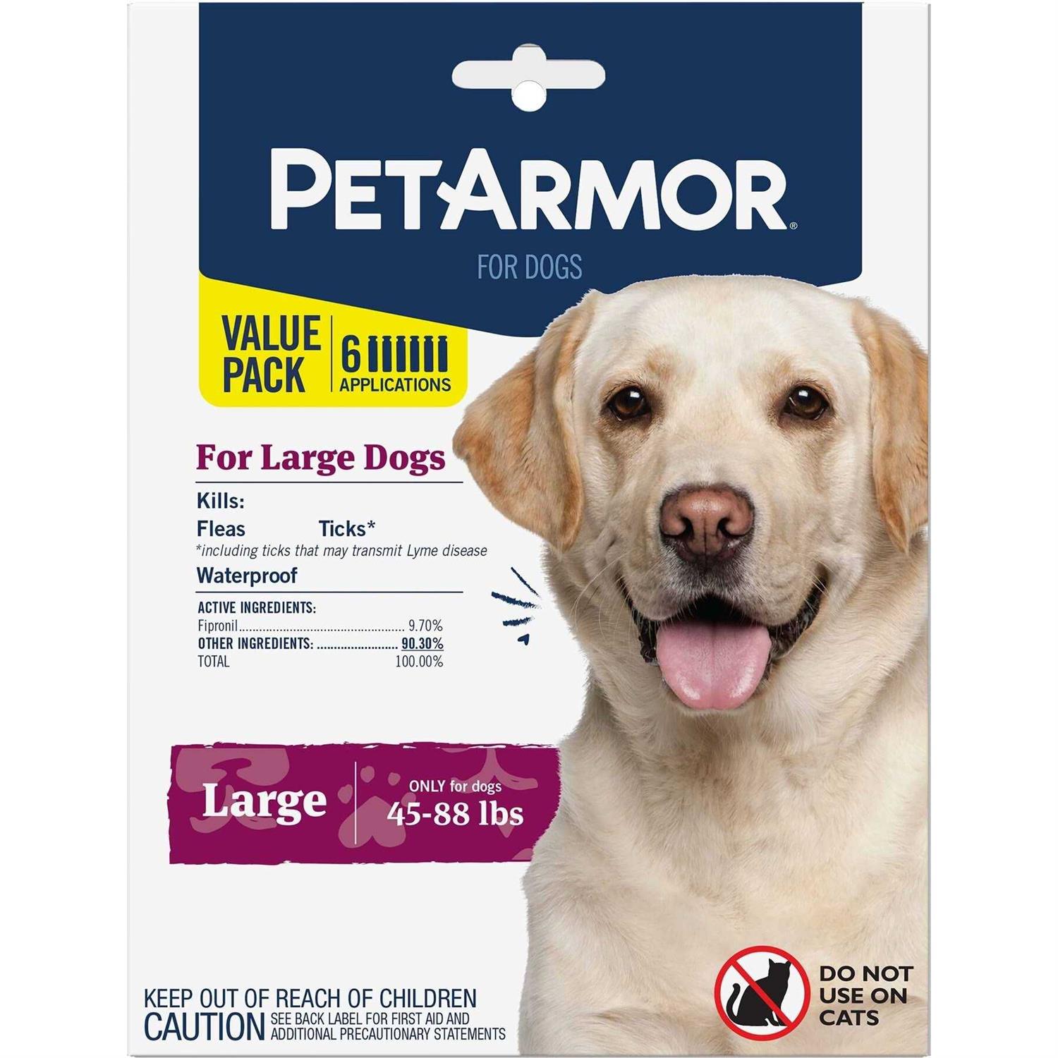 PetArmor Flea and Tick Treatment for Large Dogs